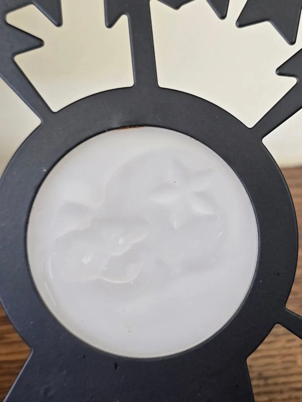 Partylite Moonbeam Black Metal Wall Sconce Tea Light Candle Holder - Picture 2 of 7